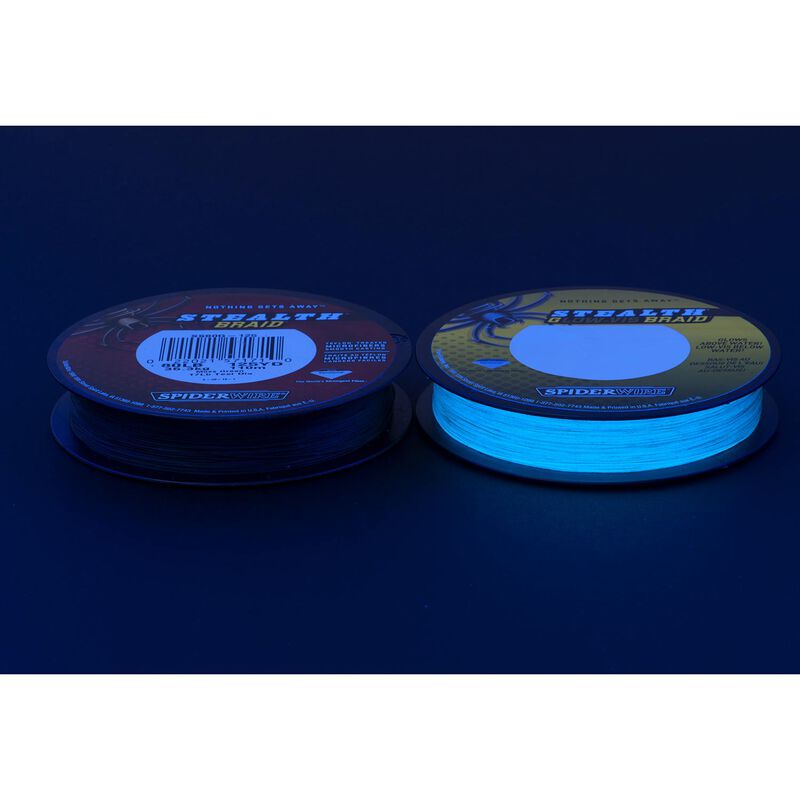 SPIDERWIRE Stealth® GlowVis Braid™ Fishing Line, 65 Lb, 125 Yards