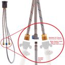 Universal/Pacifica Pull-Out Galley Faucet, 6' Hose, Brushed Nickel image number 7