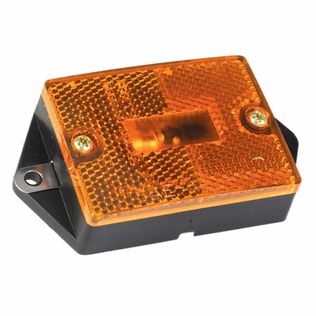 Incandescent Marker Light with Integrated Reflector Amber