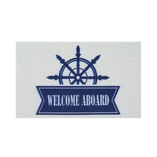 Welcome Aboard  Boat Deck Mat, 18" x 30"