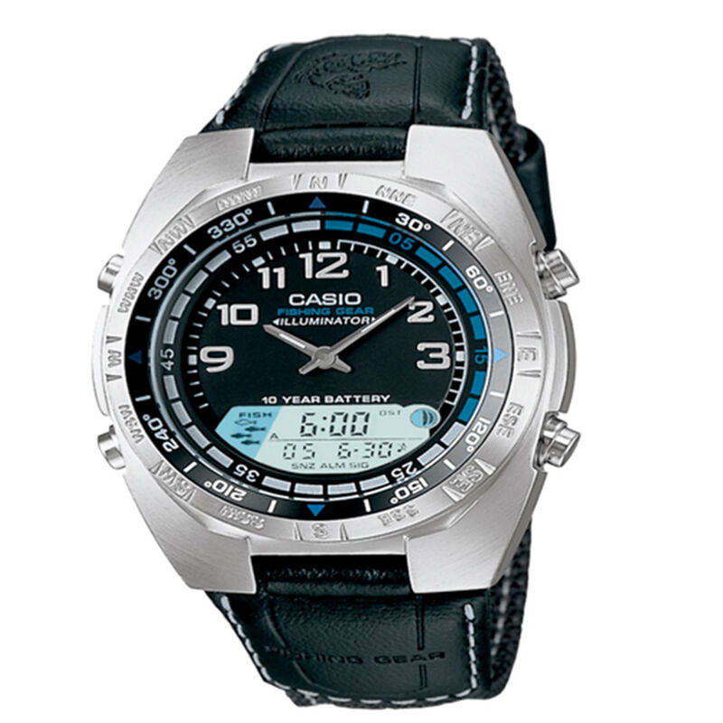 CASIO Analog-Digital Fishing Timer Watch