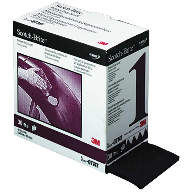 3M 7747 ScotchBrite™ Primer Prep Scuff Pads, 4 3/4" x 15' Roll West