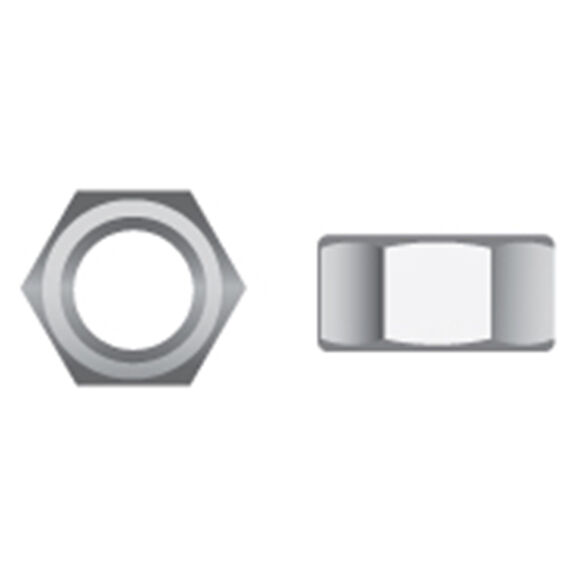 3/8-16 316 Stainless Steel Hex Nuts, 100-Pack image number 0