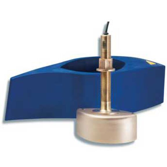 B258 Thru-Hull Long Stem Dual Frequency Transducer image number 0