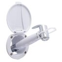 Recessed Shower Arctic White Cup & Lid, Hammer-Head Arctic White Sprayer, 10' White Rubber Hose image number 1