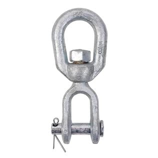 Galvanized Jaw and Eye Swivel
