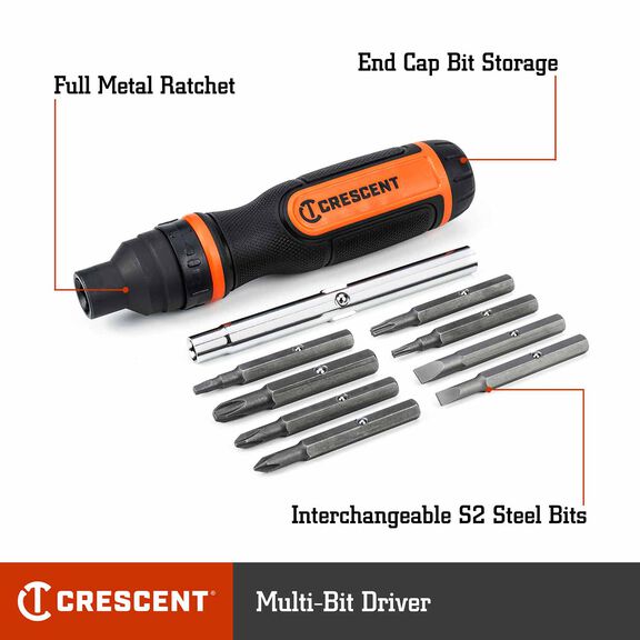 Multi-Bit Ratcheting Screwdriver Set image number 3