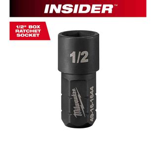 INSIDER&trade; Box Ratchet Socket 6 Point 1/2"