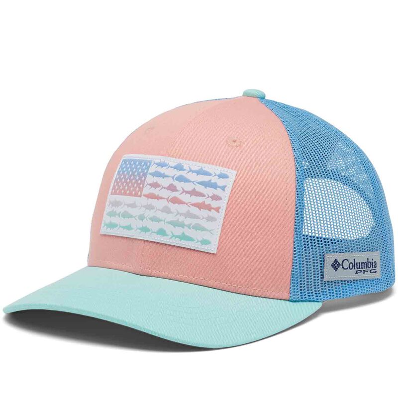 Columbia Women S PFG Fish Flag Snapback Hat