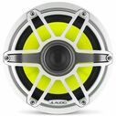 M6-880X-S-GwGw-i 8.8" Marine Coaxial Speakers, White Sport Grilles with RGB LED Lighting image number 1