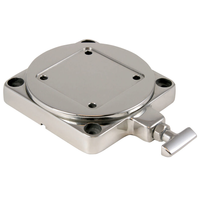 Stainless Steel Low Profile Swivel Base image number 0