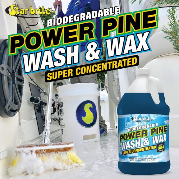 POWER PINE WASH & WAX GAL image number 4
