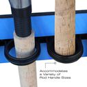 Guy Harvey Shark Bite Surfboard 6 Rod Wall Rack image number 3