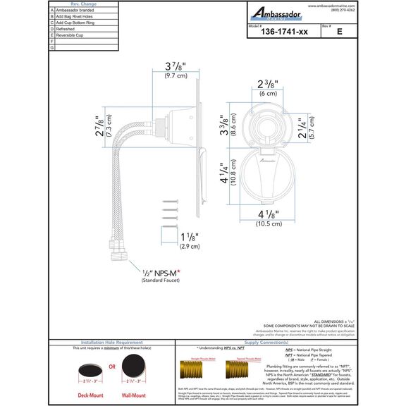 Aidack Recessed Control Valve Hot/Cold Mixer, Chrome Cup with Stainless Steel Lid, Chrome Aidack Handle image number 3