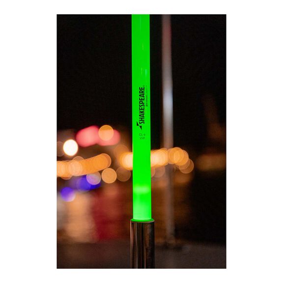 6&rsquo;6&rdquo; 6dB CommLight Lighted VHF Antenna with 15&rsquo; RG-58 Cable image number 0