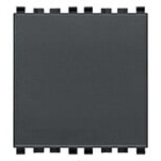 Vimar Eikon 1P 16AX 2-Way Switch, Lightable, Replaceable Button, Grey, 2-Module