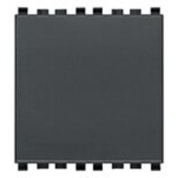 Vimar Eikon 1P 16AX 2-Way Switch, Lightable, Replaceable Button, Grey, 2-Module image number 0