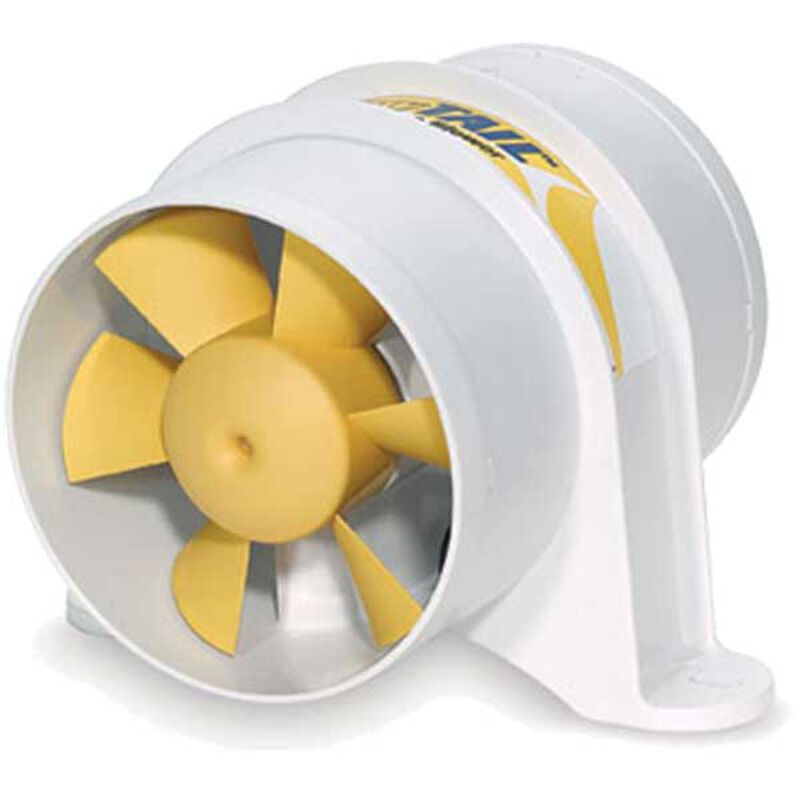 SHURFLO Yellowtail Marine Blower, 3" Hose, 120 CFM, 5.1" x 5.5" x 3.8