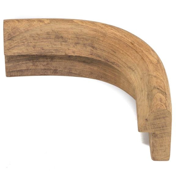 Teak Rail Molding, Outside Corner, 13/16" x 1 5/8" image number 3
