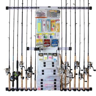 14 Rod & Wall Tackle Storage w/Line Spooler