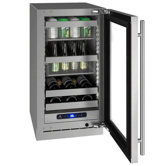 18" 5 Class Stainless Beverage Center image number 2
