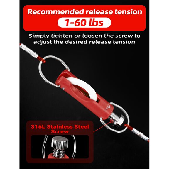 BLUEWING Zirconia Outrigger Release Clips Red, 2pcs image number 4