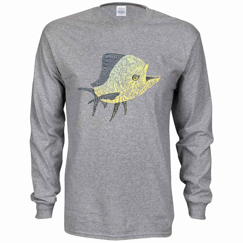 Men's Dolphin Fin Long Sleeved Tee image number 0