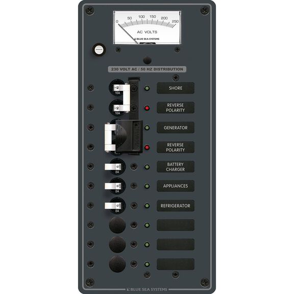 6-Position AC Panel, 2 Sources, European image number 0