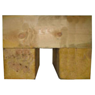 Wood Keel Block, 6" x 6" x 22"