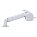 Deck-Mount Sprayer Large Chrome Sprayer w/Elbow, 10' White Rubber Hose, Low Profile Holder image number 2