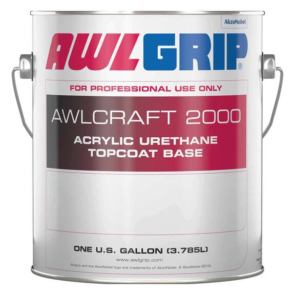 Awlcraft 2000 Acrylic Urethane Topcoat Base, Extreme Black, Gallon image number 0