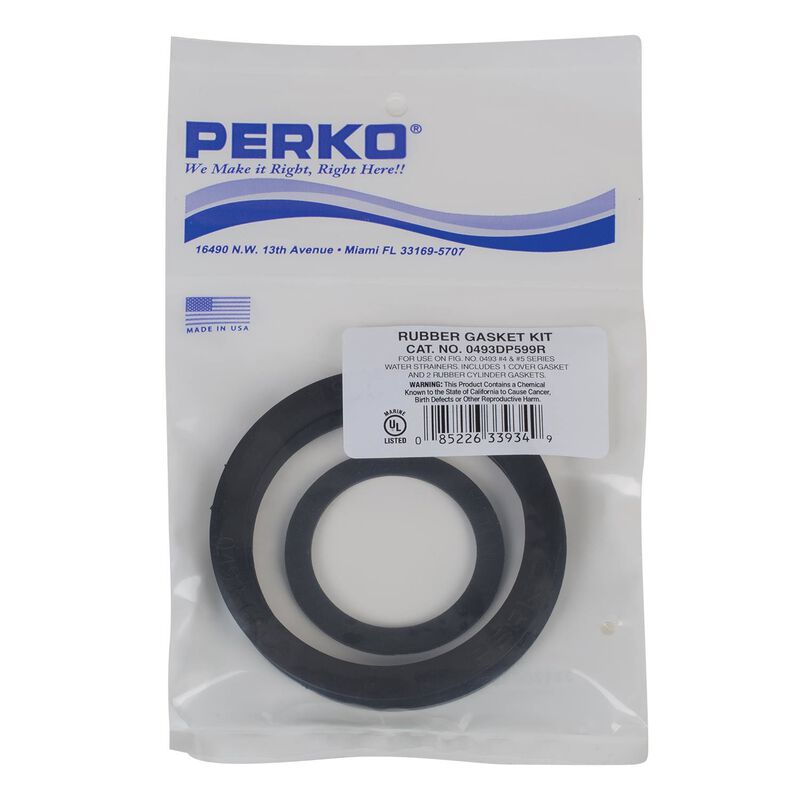 Spare Gasket Kit for 0493 Strainers with 3 1/2"OD Cylinder image number 1