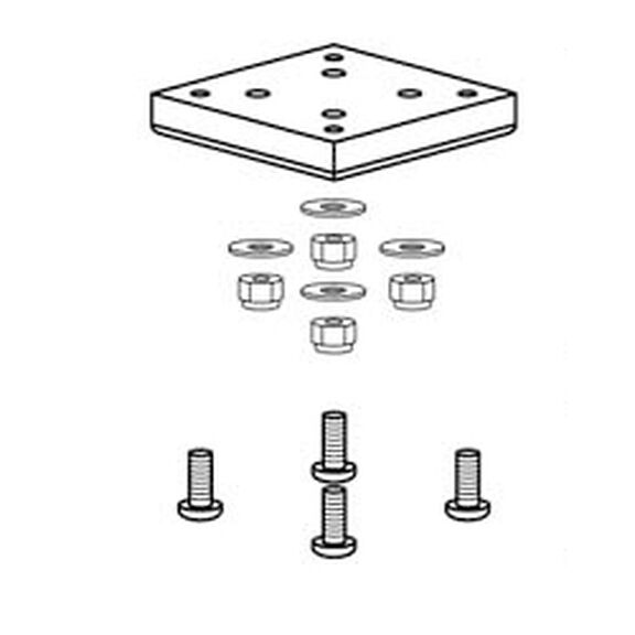 Poly Grill Adapter w/ Fasteners image number 0