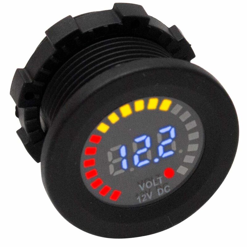 DC Socket Digital Voltmeter, 5-15V DC image number 0