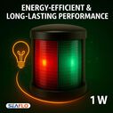 SEAFLO Mini Bi-Color LED Navigation Light Black image number 6