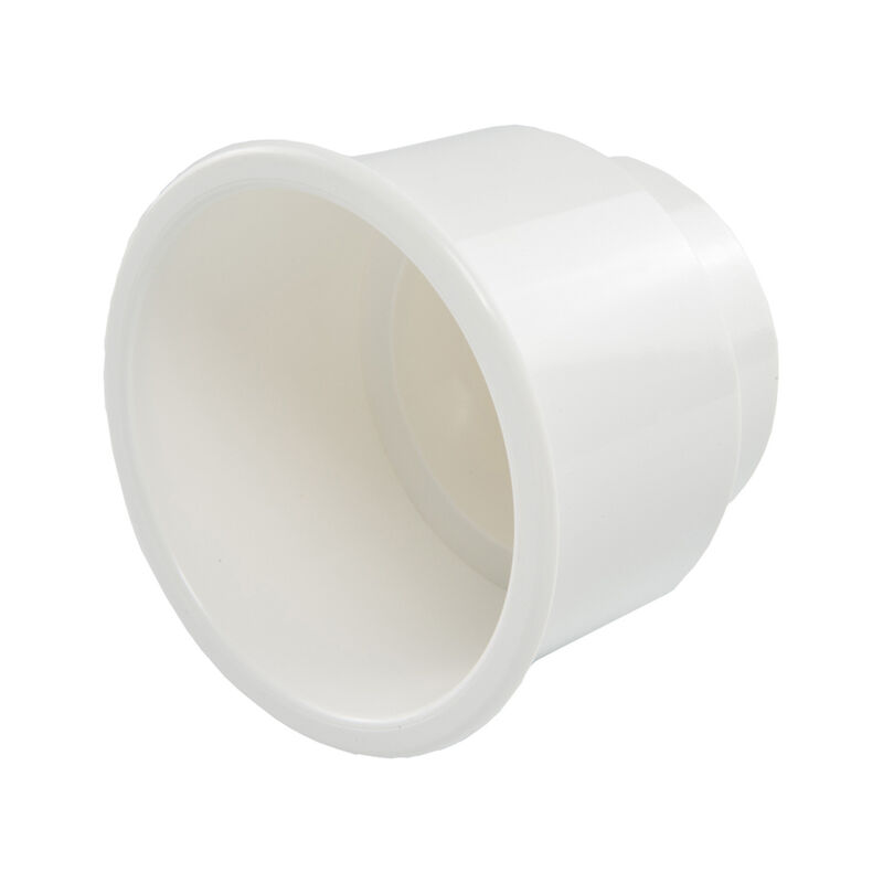 Large Nylon Recessed Cup Holder, White image number 0