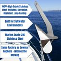 Excalibur Stainless Steel Delta-Style Anchors image number 2