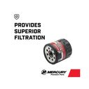 Mercury Oil Filter 883702K for MerCruiser V6 Engines image number 2