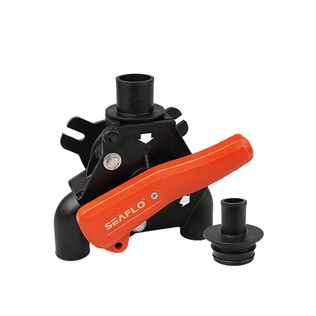 SEAFLO Marine Waste Tank Y-Valve SFYV-01, Manual 3-Way Diverter Valve for Holding Tanks & Overboard Discharge