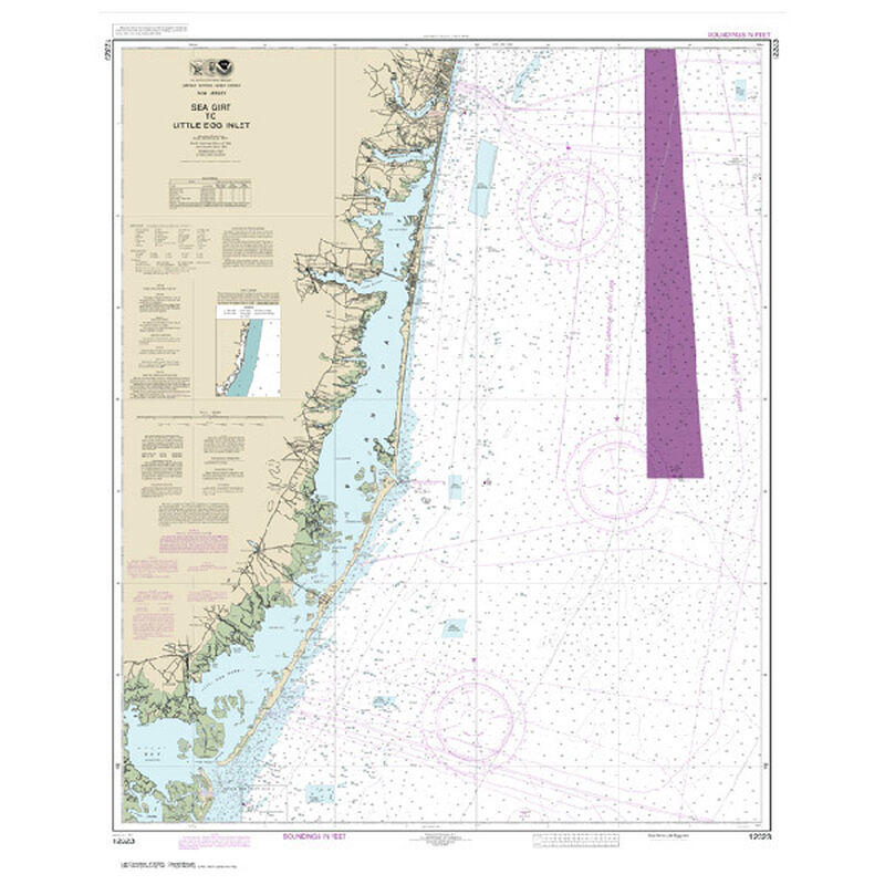 MAPTECH 12323 Sea Girt to Little Egg Inlet West Marine
