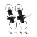 Progressively Tunable Premium Outrigger Release Clip, Black, 2pcs image number 0