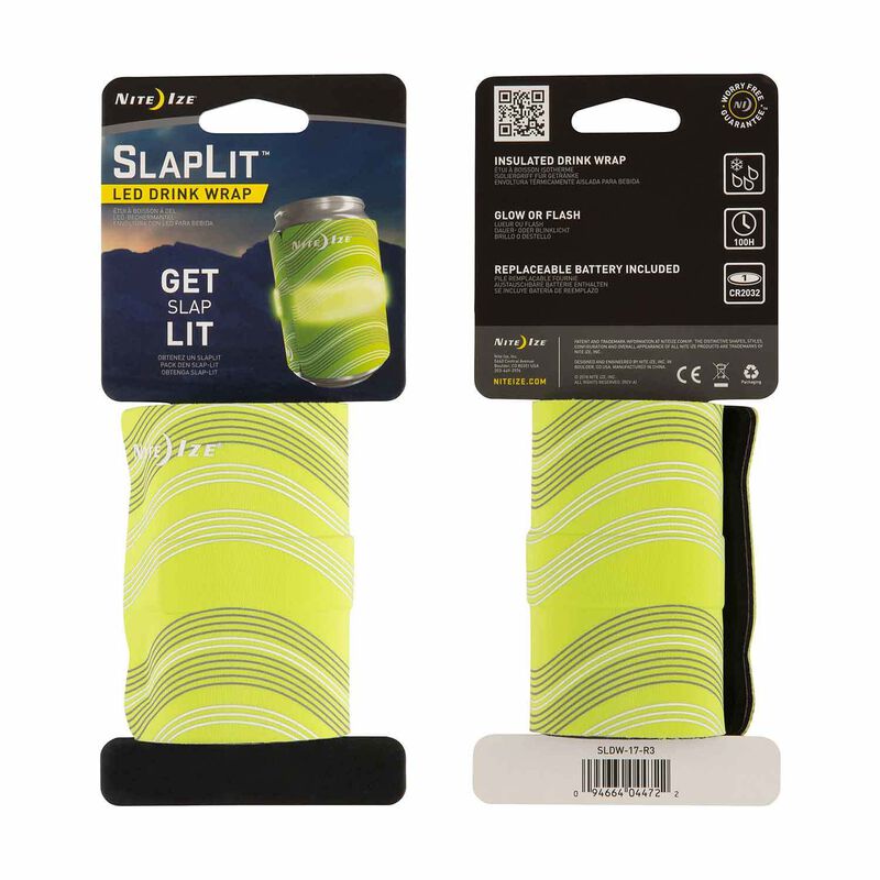 SlapLit™ LED Drink Wrap, Green image number 1