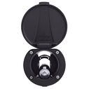 Recessed Shower Black Cup & Lid, Hammer-Head Black Sprayer, 6' Stainless Steel Hose image number 5