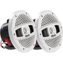KMS700AW 7.0" Marine Coaxial Speakers with White Colored Grilles image number 5