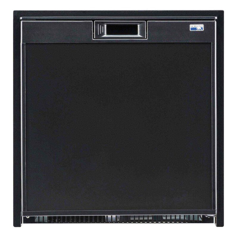 NORCOLD Universal Voltage Marine Refrigerator, Black, 2.7 cu.ft. West