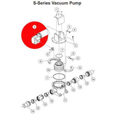 24V W-Series Vacuum Pump Motor Replacement Kit