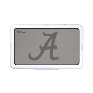 SeaDek Cooler Pad - Collegiate Collection - Fits RTIC 45 - Storm Gray / Black, University of Alabama