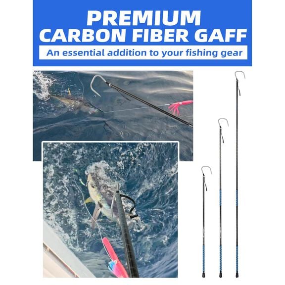 BLUEWING 6ft Carbon Fiber Gaff with 4in Stainless Steel Hook image number 5