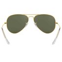 Aviator Large Metal Polarized Sunglasses image number 6