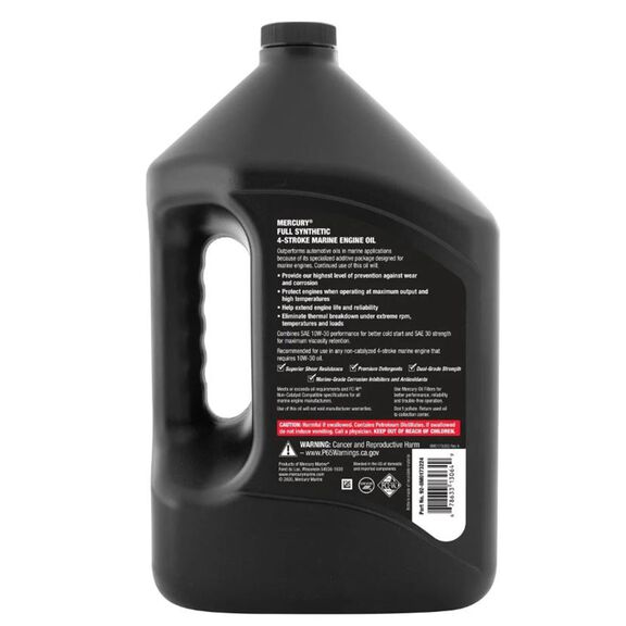 SAE 10W-30 Full Synthetic 4-Stroke Marine Engine Oil image number 1